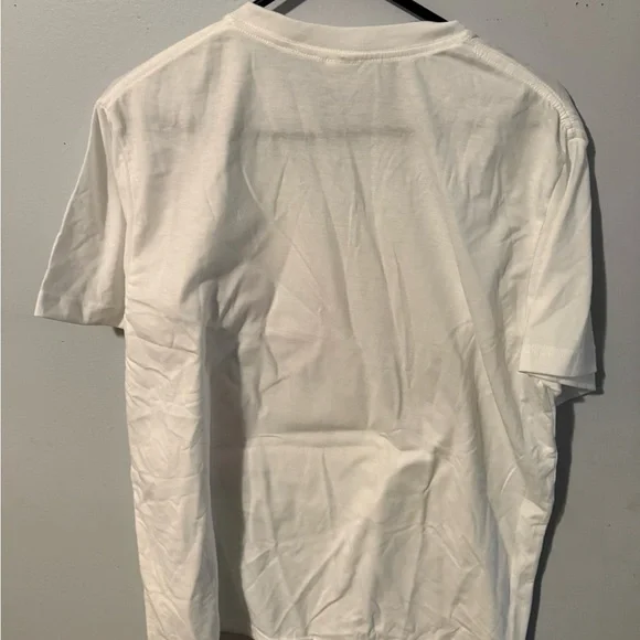 Quirky White Tee with Red Heart Graphic - Picture 2 of 2